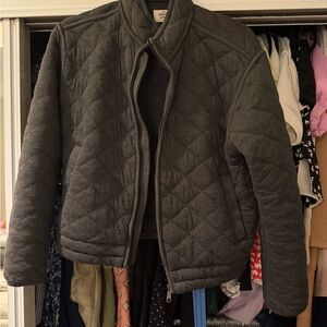 Marine Layer Dark Gray Quilted Jacket